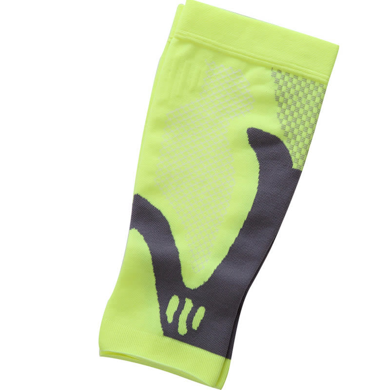 Manchons de compression pour mollets grande taille - Vert fluorescent - XL - image 11