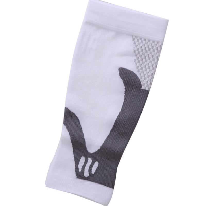 Manchons de compression pour mollets grande taille - Blanc - XL - image 13