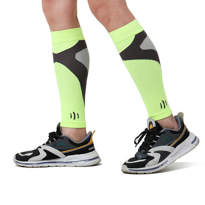 Manchons de compression pour mollets contre les varices grande taille - Vert fluorescent - XL - image 10