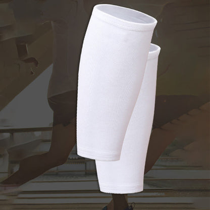 Manchons de compression blancs pour mollets grande taille