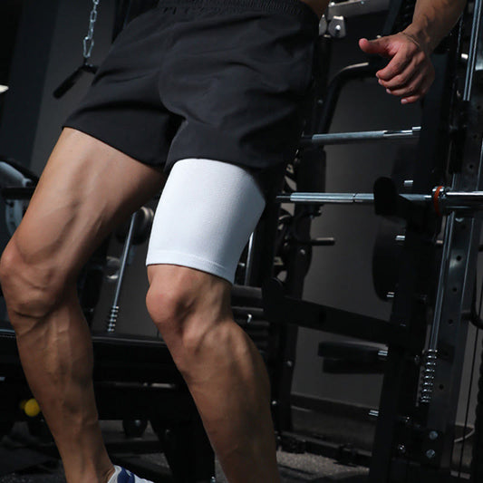 Manchons de compression blancs pour cuisses