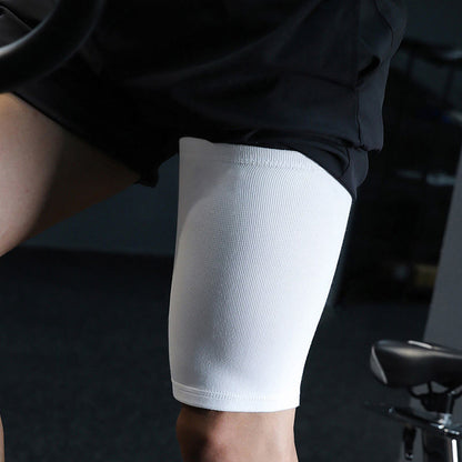 Manchons de compression blancs pour cuisses