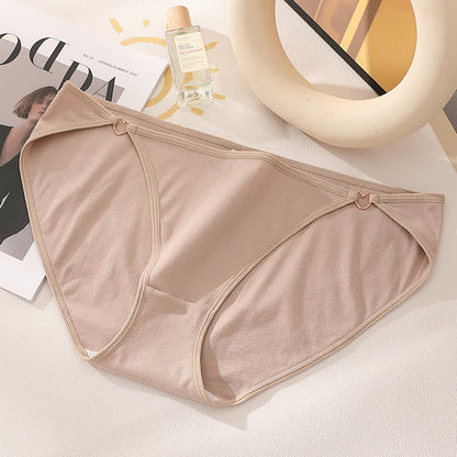 Culotte taille basse sexy en coton ajouré avec cœur (lot de 3)