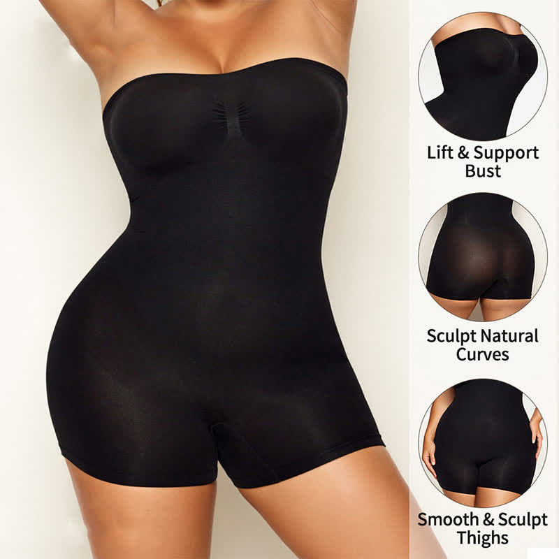 Body gainant une pièce sans bretelles