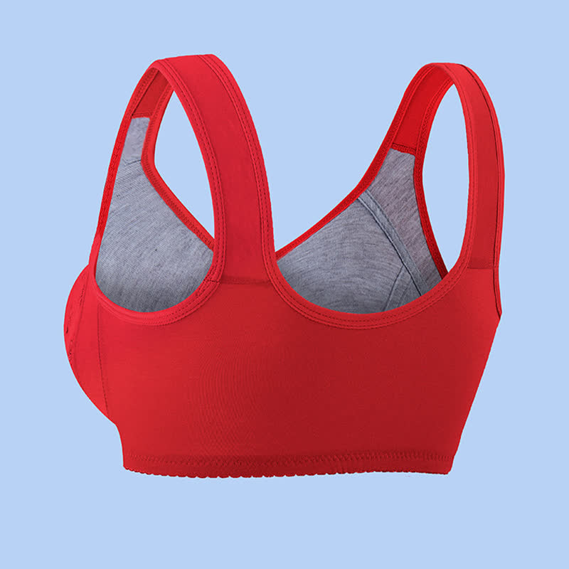 Soutien-gorge sans armatures à fermeture frontale et imprimé papillon et fleurs - image 2