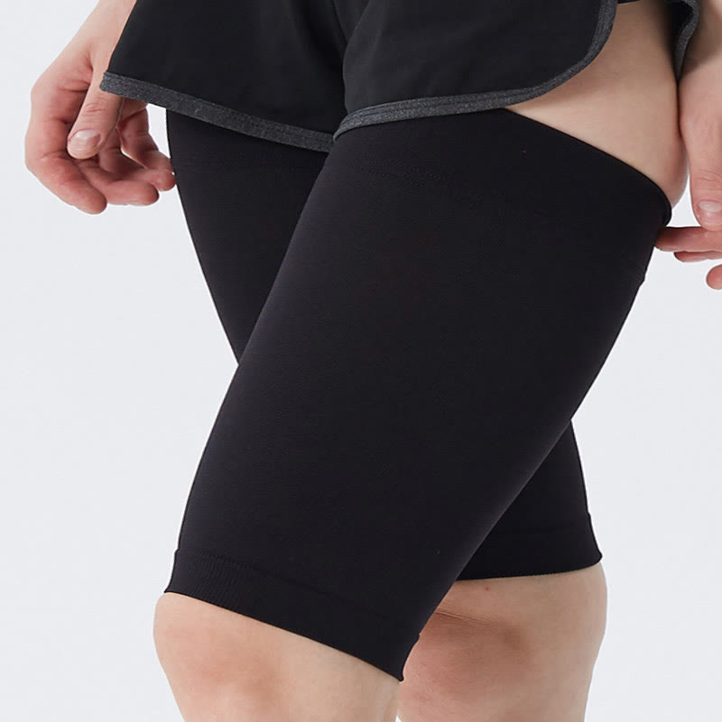 Lot de manchons de cuisse grande taille + chaussettes de compression hautes - image 2
