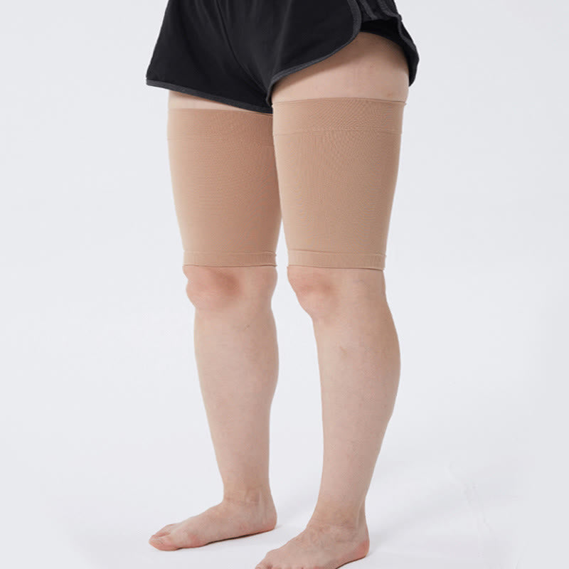 Lot de manchons de cuisse grande taille + chaussettes de compression hautes - image 6