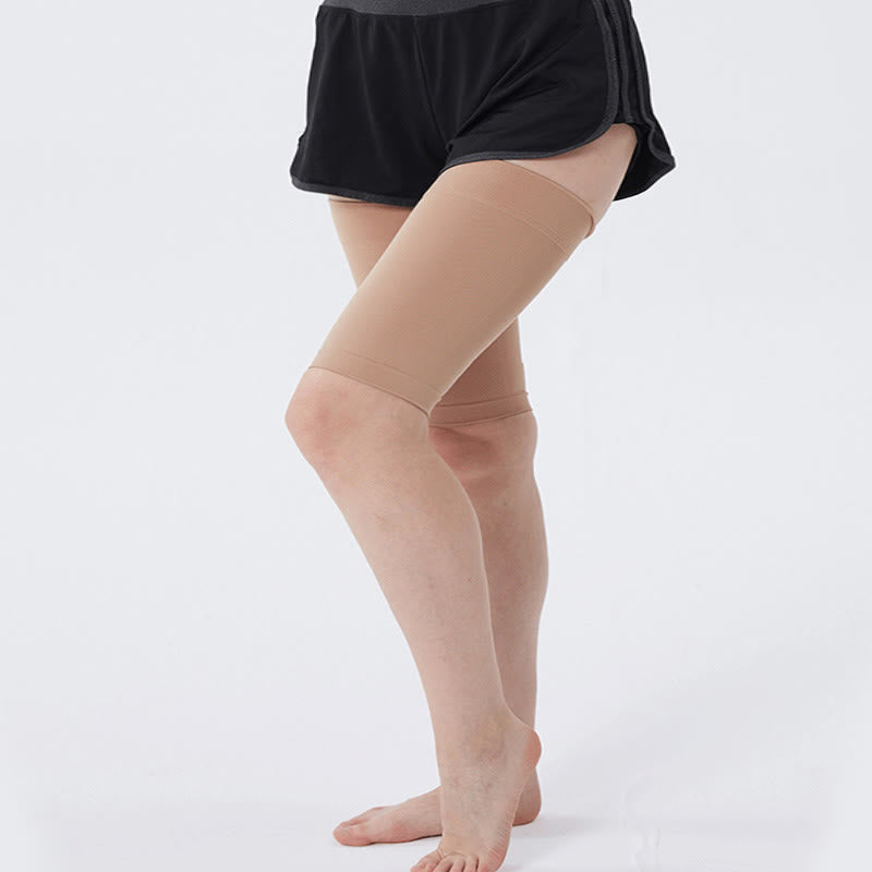 Lot de manchons de cuisse grande taille + chaussettes de compression hautes - image 5