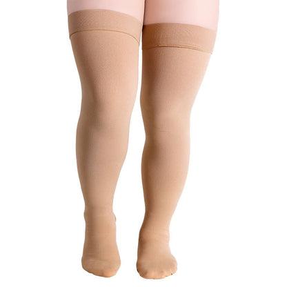 Lot de chaussettes de compression hautes et hautes au niveau des cuisses et des genoux, grande taille