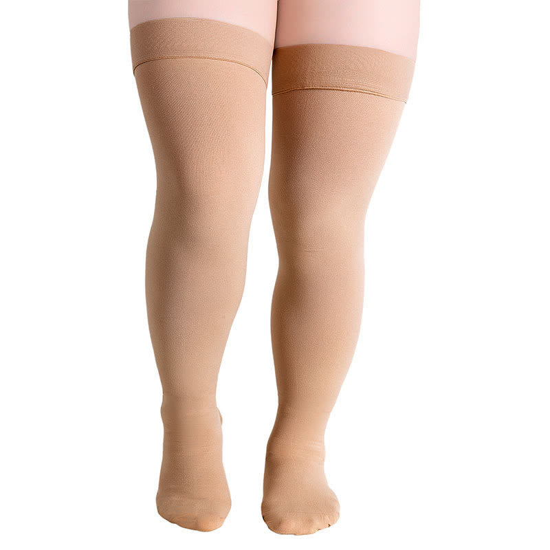 Lot de chaussettes de compression hautes et hautes au niveau des cuisses et des genoux, grande taille - image 3
