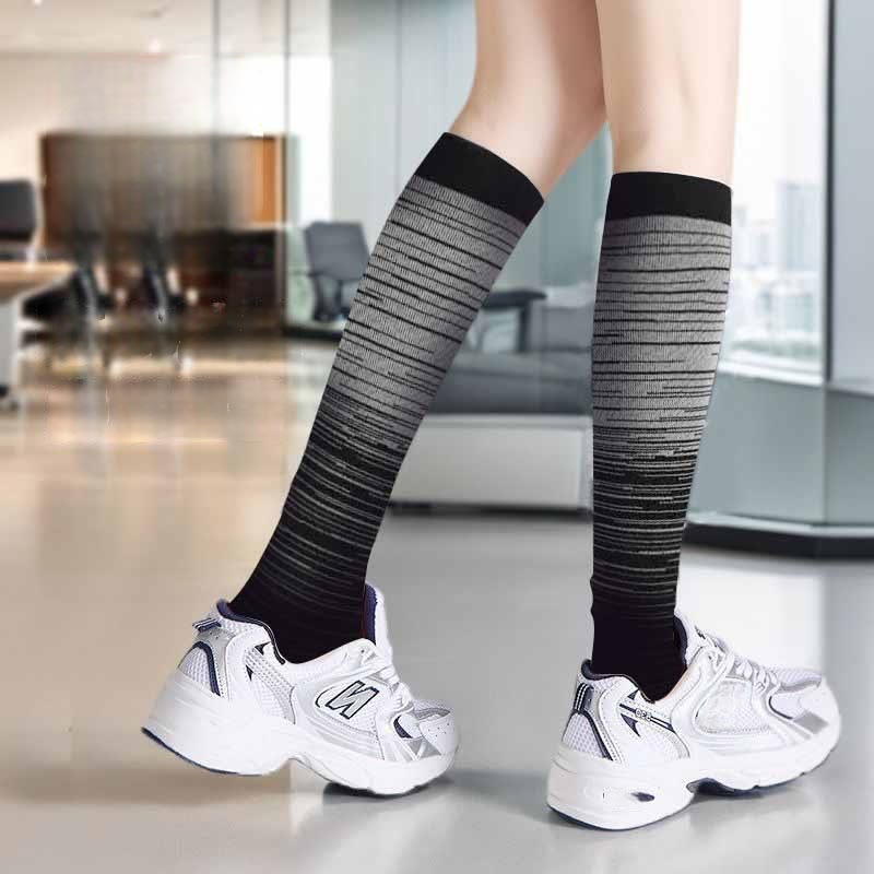 Chaussettes de compression à bout ouvert grande taille (3 paires) - image 1