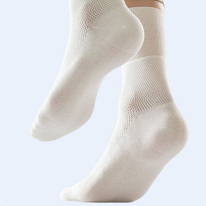 Chaussettes élégantes de couleur unie grande taille (8 paires)