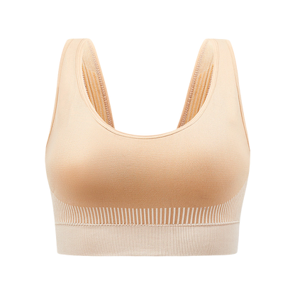 Soutien-gorge de sport à rayures, résistant aux chocs et à séchage rapide (lot de 2)