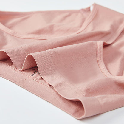 Culotte taille mi-haute élastique unie (lot de 3)