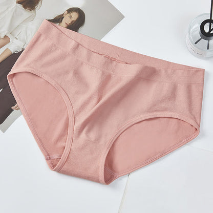 Culotte taille mi-haute élastique unie (lot de 3)