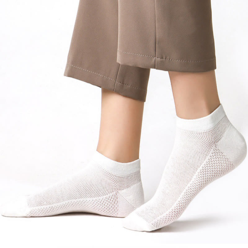 Chaussettes extra larges (10 paires) - Blanc - EU45-50 (US11-15) - image 4