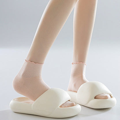 Chaussettes montantes unies Laciness (10 paires) - image 7