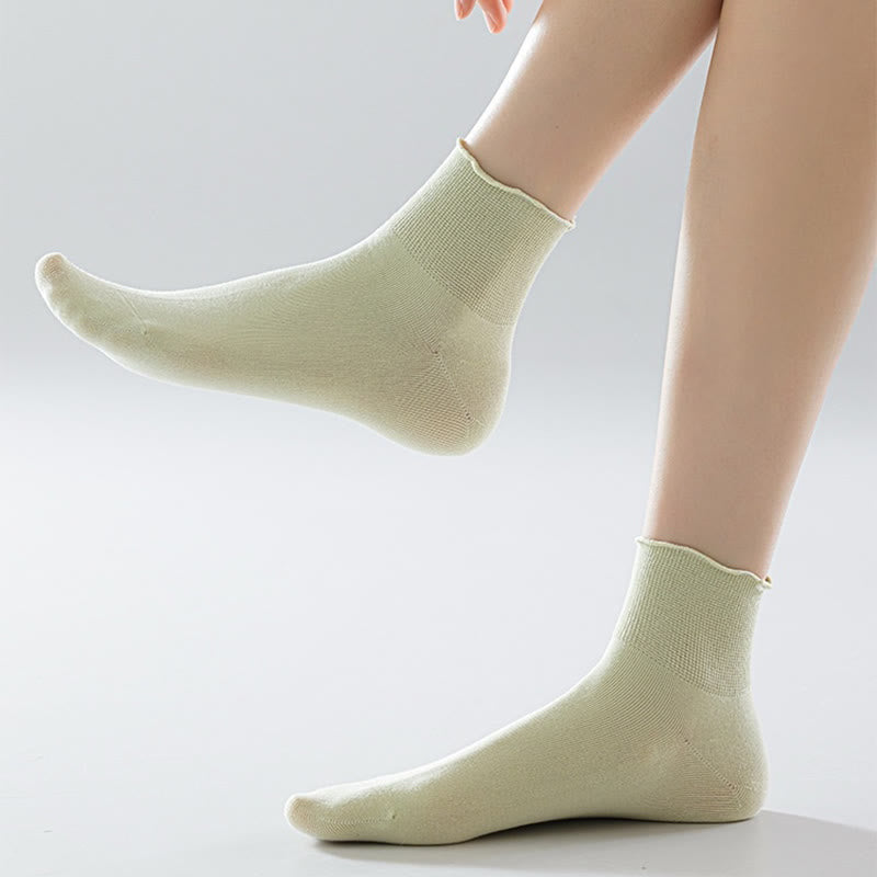 Chaussettes montantes unies Laciness (10 paires) - image 5