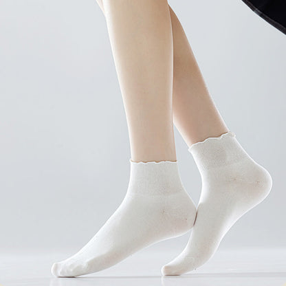 Chaussettes montantes unies Laciness (10 paires) - image 1