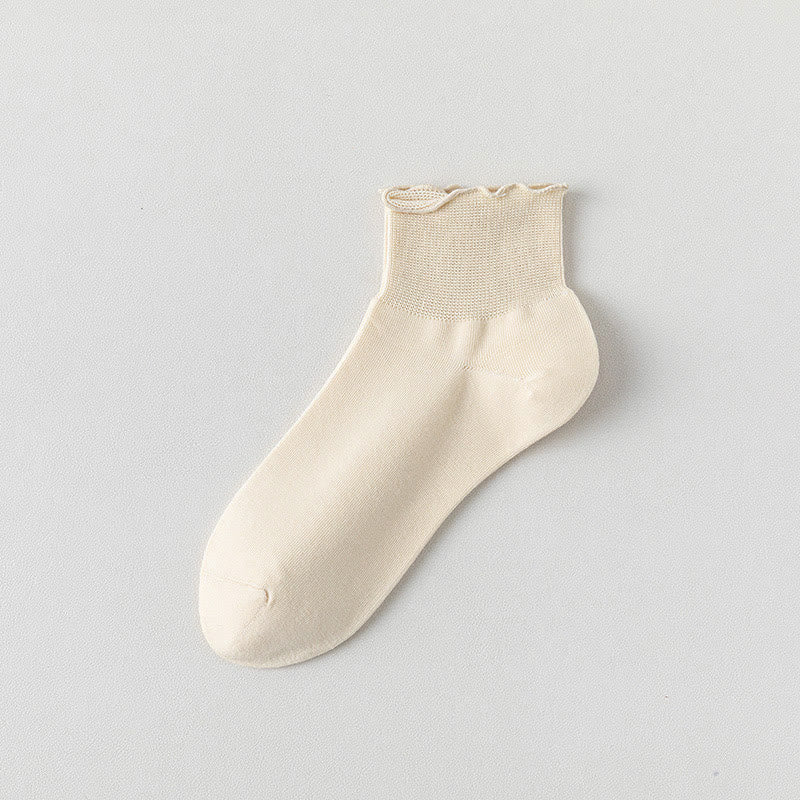 Chaussettes montantes unies Laciness (10 paires) - Nu - EU36-40 (US3-7) - image 12