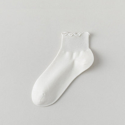 Chaussettes montantes unies Laciness (10 paires) - Blanc - EU36-40 (US3-7) - image 10