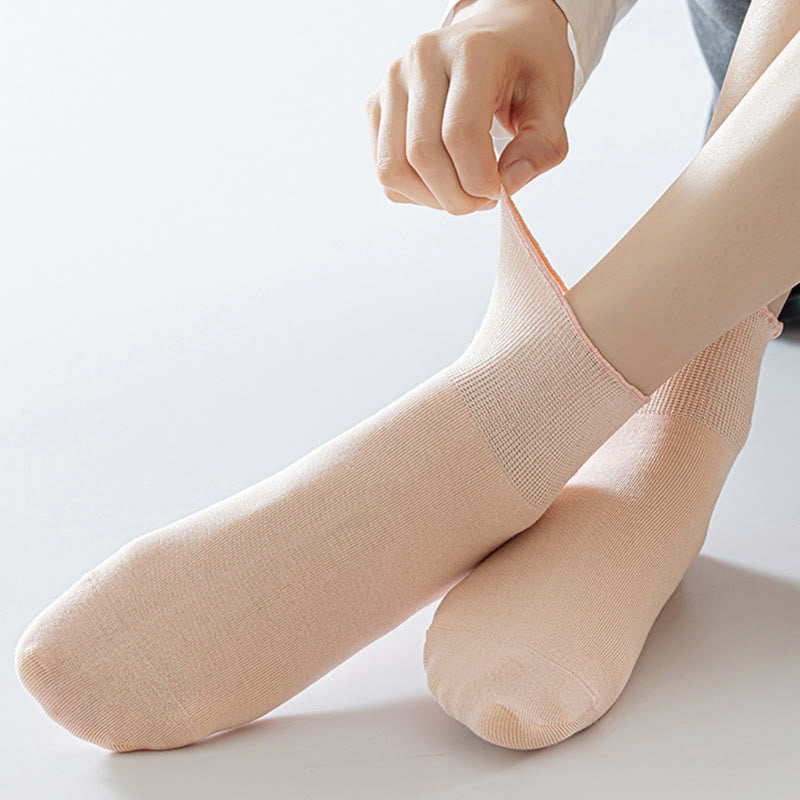 Chaussettes montantes unies Laciness (10 paires) - image 3