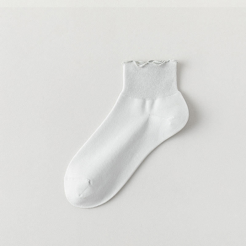 Chaussettes montantes unies Laciness (10 paires) - Gris clair - EU36-40 (US3-7) - image 18