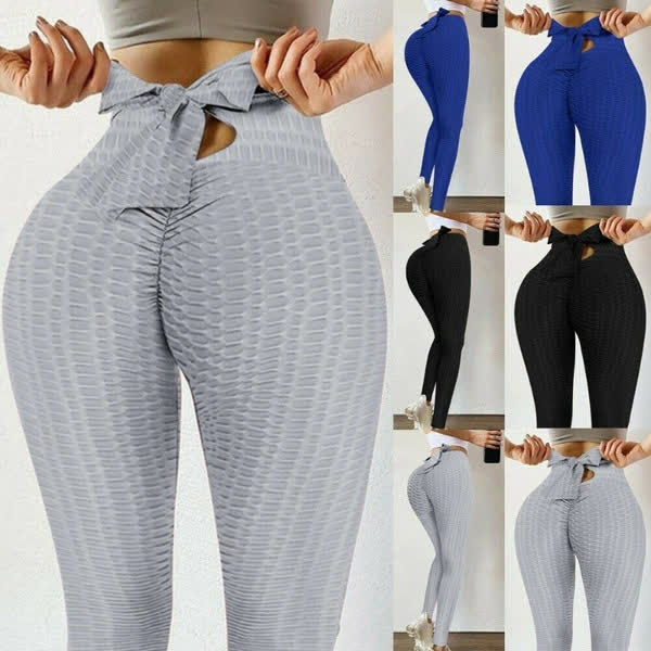 Legging de sport push-up fessier à nœud papillon - image 2