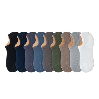 Chaussettes invisibles en coton doux et résille (5 paires) - Multicolore (9 paires) - EU39-45 (US6-11) - image 10