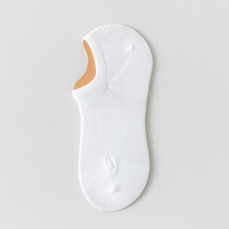 Chaussettes invisibles en coton doux et résille (5 paires) - Blanc - EU39-45 (US6-11) - image 19