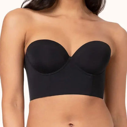 Soutien-gorge à armatures convertible sans bretelles et dos nu - image 1