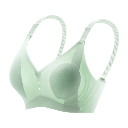 Soutien-gorge d'allaitement fin sans armatures de couleur unie