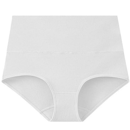 Culotte taille haute basique de couleur unie (lot de 3) - Blanc - 5XL - image 12