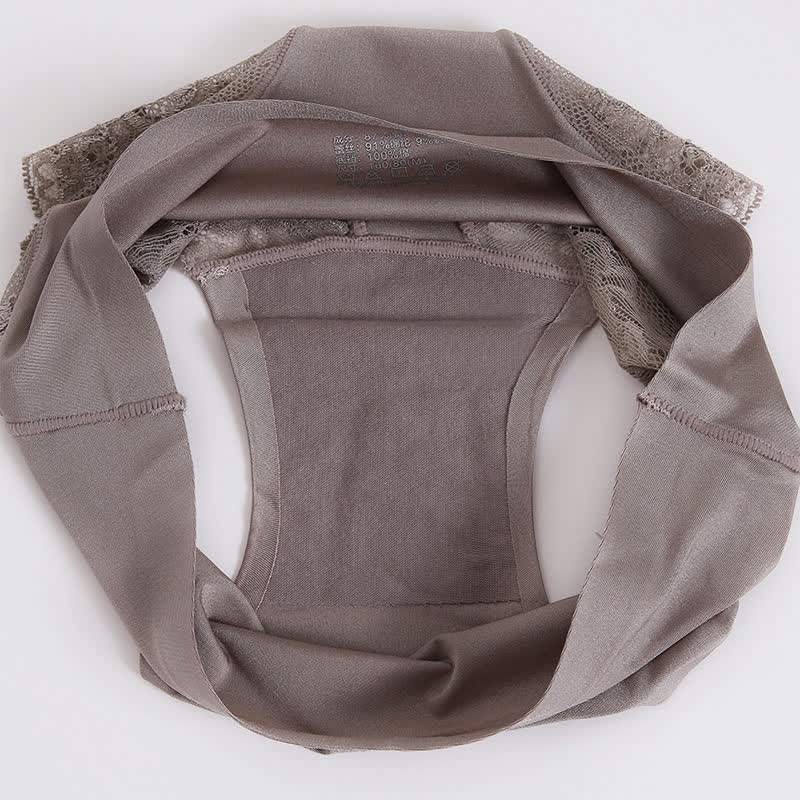 Culotte sexy taille mi-haute en dentelle glacée (lot de 3)