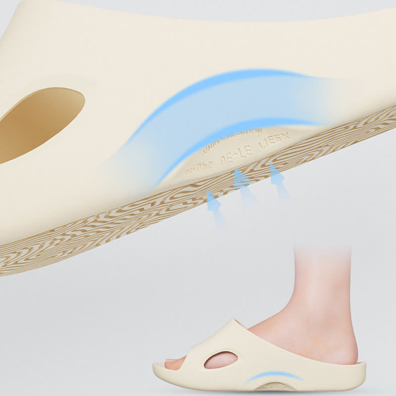 Glissières de salle de bain antidérapantes en EVA avec support de voûte plantaire de couleur unie - image 6