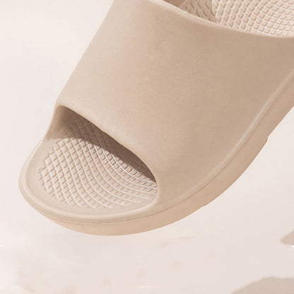 Claquettes EVA à semelle épaisse de couleur unie