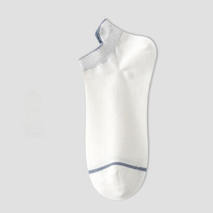 Chaussettes antimicrobiennes pour chevilles (5 paires) - Blanc - EU39-45 (US6-11) - image 13