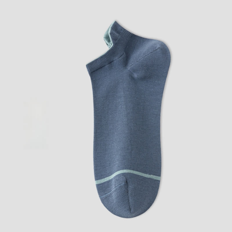 Chaussettes antimicrobiennes pour chevilles (5 paires) - Bleu marine - EU39-45 (US6-11) - image 15