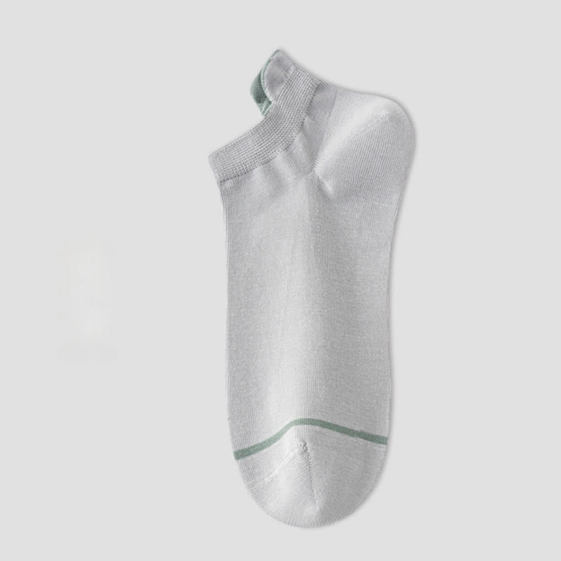 Chaussettes antimicrobiennes pour chevilles (5 paires) - Gris clair - EU39-45 (US6-11) - image 14