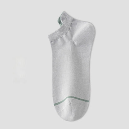 Chaussettes antimicrobiennes pour chevilles (5 paires) - Gris clair - EU39-45 (US6-11) - image 14