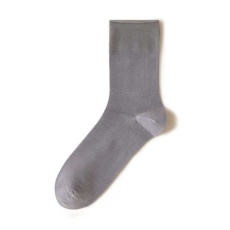 Chaussettes transparentes quart de cercle (5 paires) - Gris foncé - EU39-44 (US6-10) - image 11