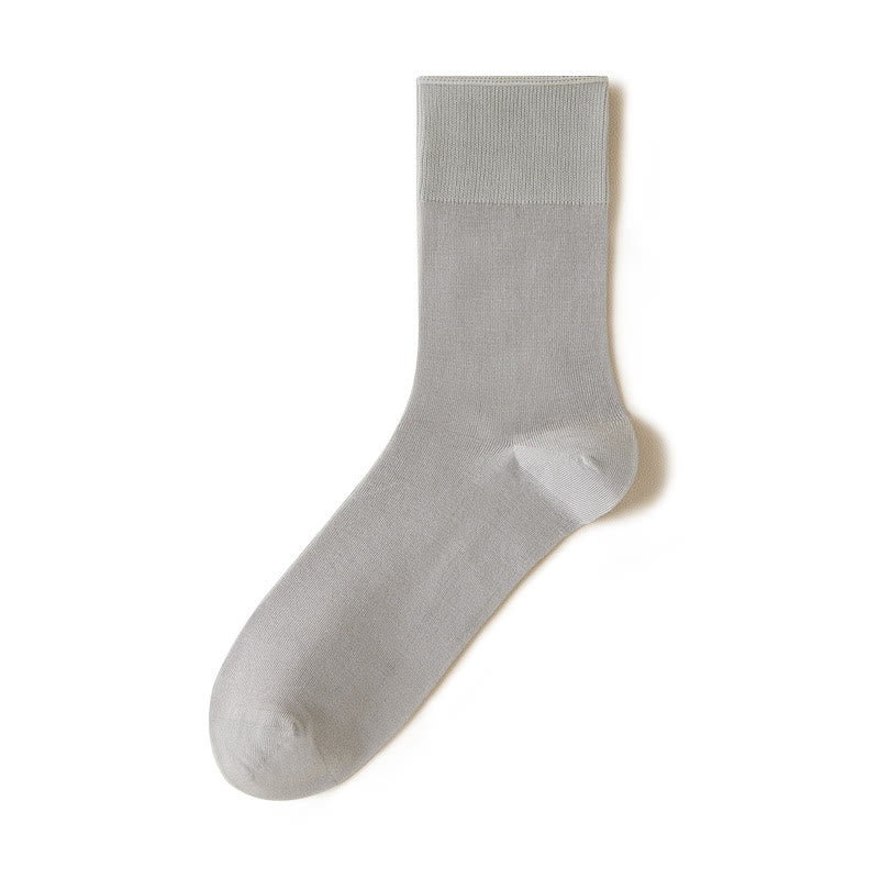 Chaussettes transparentes quart de cercle (5 paires) - Gris clair - EU39-44 (US6-10) - image 10