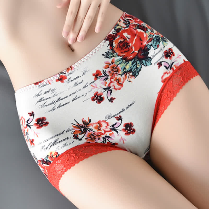 Culotte de luxe en dentelle à imprimé floral (lot de 2)