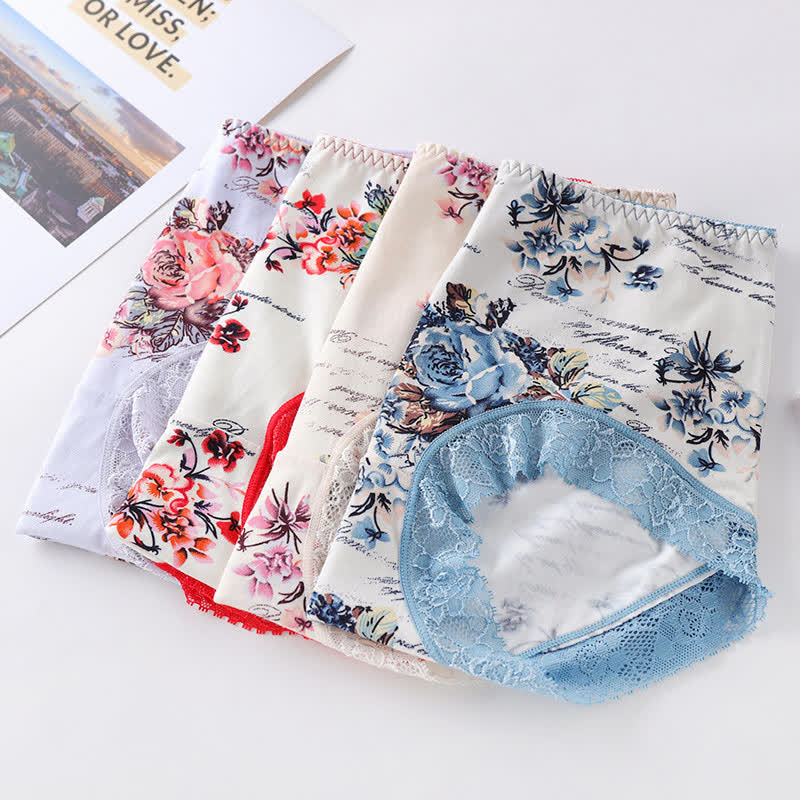 Culotte de luxe en dentelle à imprimé floral (lot de 2)