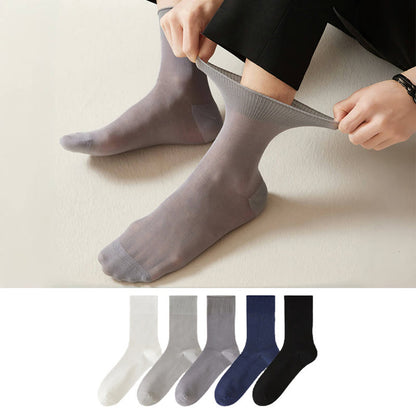 Chaussettes transparentes grande taille (5 paires)