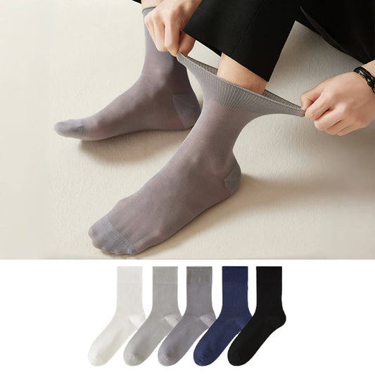 Chaussettes transparentes grande taille (5 paires)