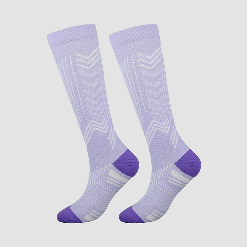 Chaussettes de compression Arrowhead (5 paires) - Violet - EU38-41 (US8-11) - image 4