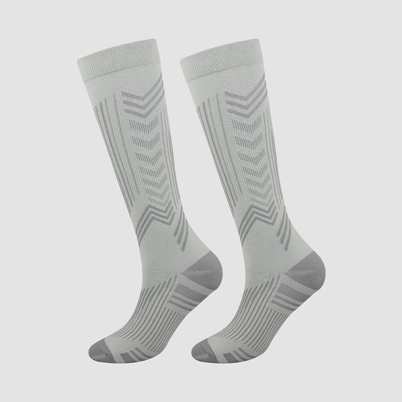 Chaussettes de compression Arrowhead (5 paires) - Gris clair - EU38-41 (US8-11) - image 1