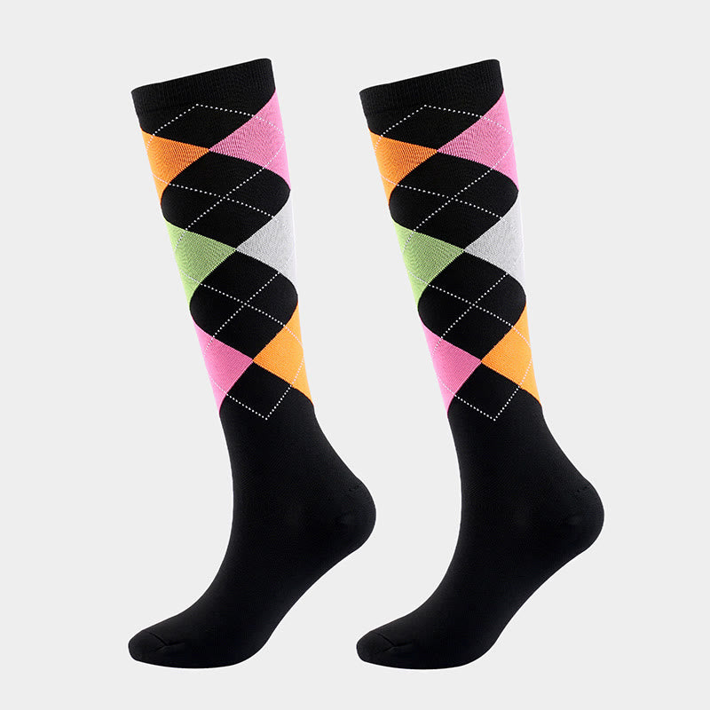 Chaussettes de compression à ruban carré (3 paires) - image 1