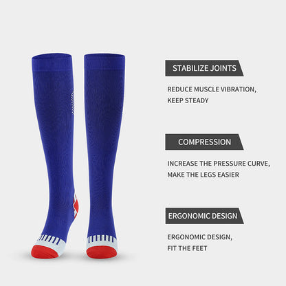 Chaussettes de compression assorties en nid d'abeille (4 paires)